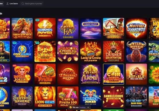 Mateslots Casino hold and win screenshot