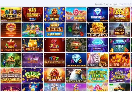 Hollywoodbets online slots screenshot