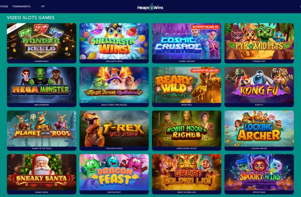 heaps o wins online pokies
