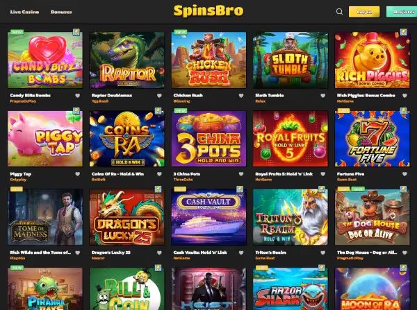 spinsbro casino online pokies 1