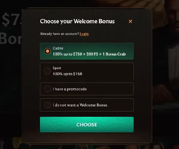 CrownPlay Casino login