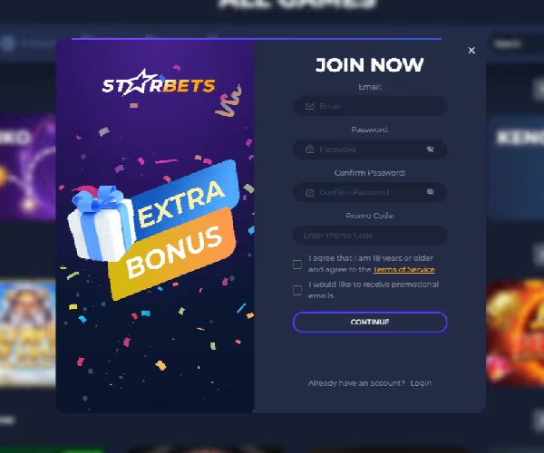 starbets casino login