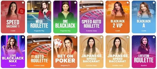 10ベット　ライブカジノ