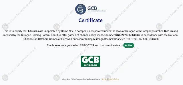 ビットスターズ　ライセンス