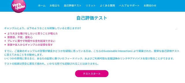 ベラジョン　自己評価