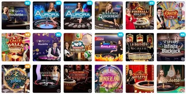 ウィリアムヒルカジノ　ライブゲーム