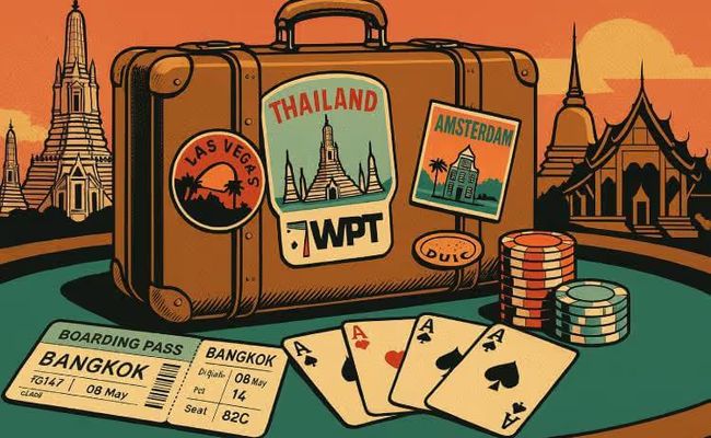 illustration of world poker tour in Thailand