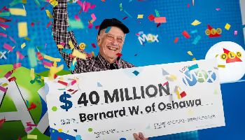 B White won 40 million on lottery