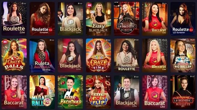 ビットスターズ　ライブカジノ