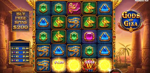 ゴッズオブギザ　プラグマティックの新作スロット