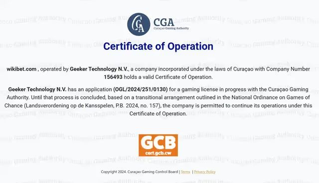 wikibet license