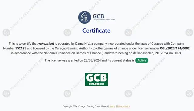ヤクザベット　ライセンス