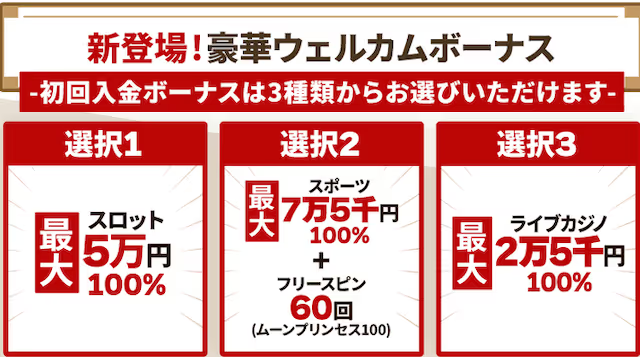 yuugado welcome 3 bonuse