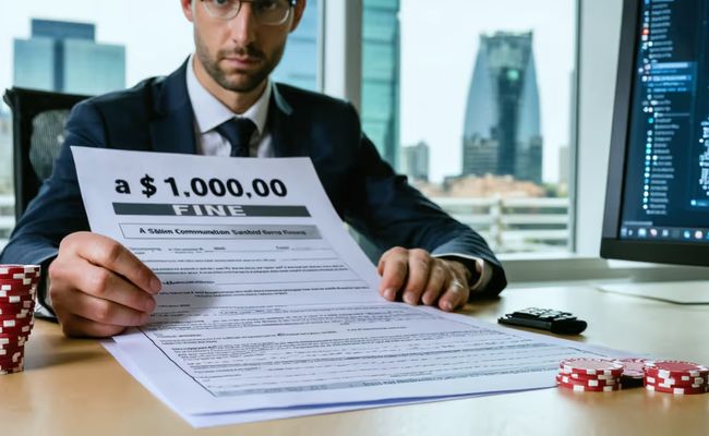 Unibet logo on a smartphone screen, symbolizing its A$1M fine for failing responsible gambling compliance.