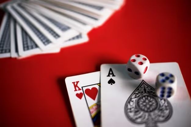 blackjack cards red table 1