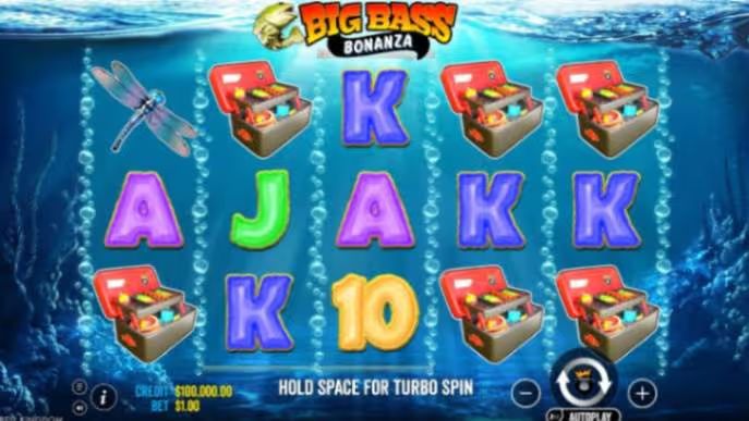 Big Bass Bonanza Slot Back ground Screenshot