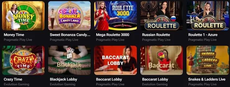 VEGABET ライブカジノ