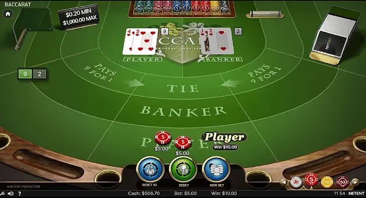 Baccarat Pro Table