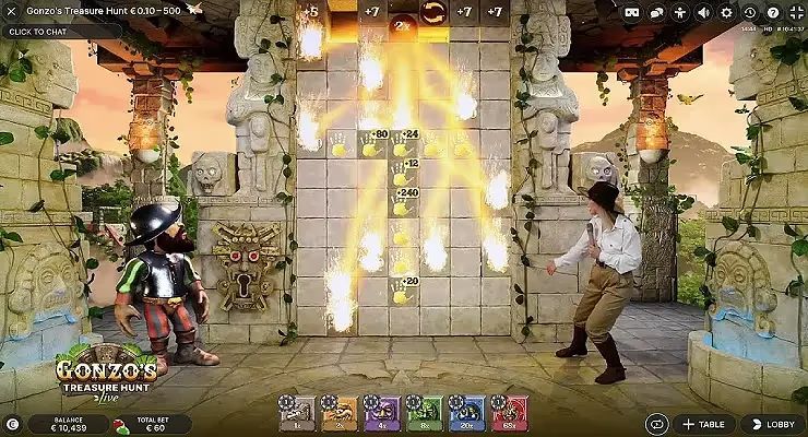 Gonzo's Treasure Hunt Live