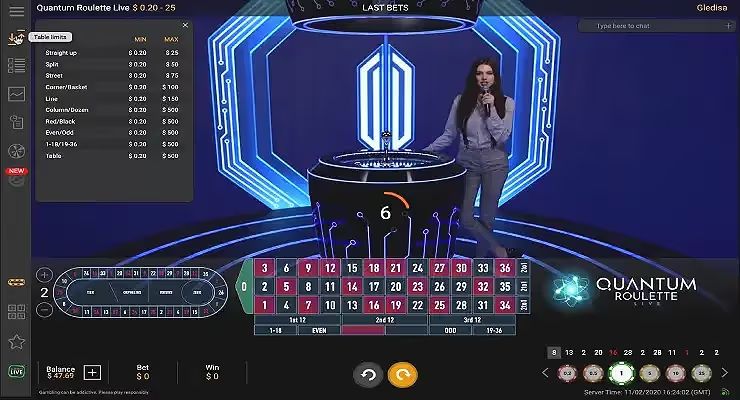 Quantum Roulette Live