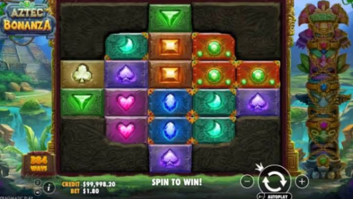 Aztec Bonanza Slot Game Background screenshot