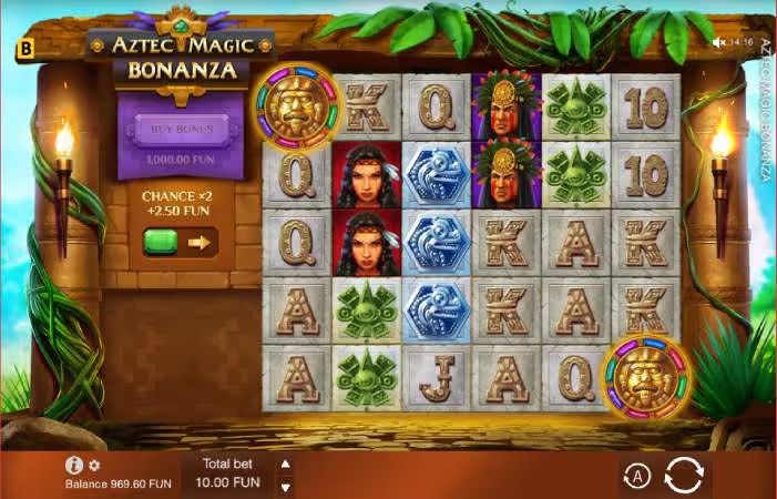 Aztec Magic Bonanza Slot Game Symbols