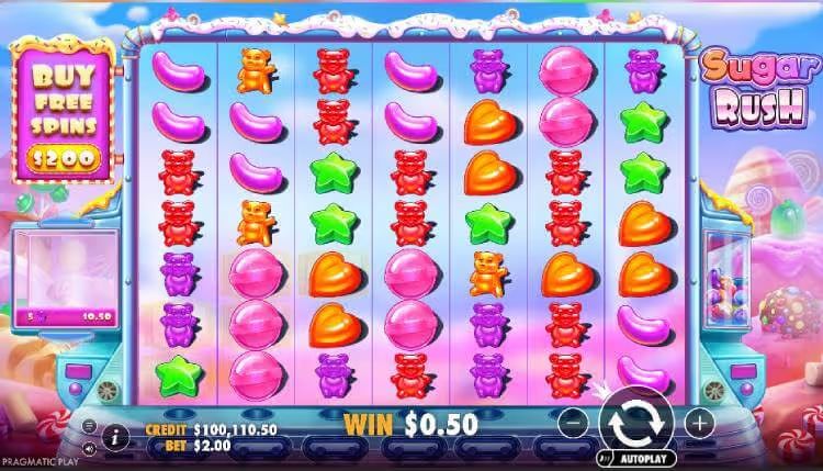 Sugar Rush Slot Game Screenshot (1)