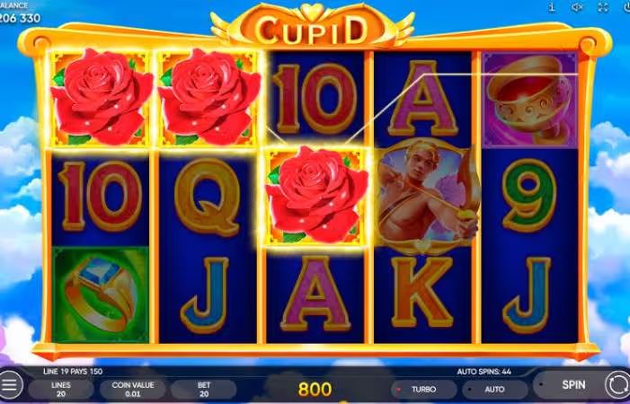 Cupid Slot Symbols Screenshot