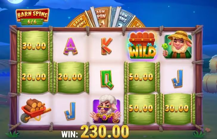 Barn Busters Slot Game FS Bonus Symbols