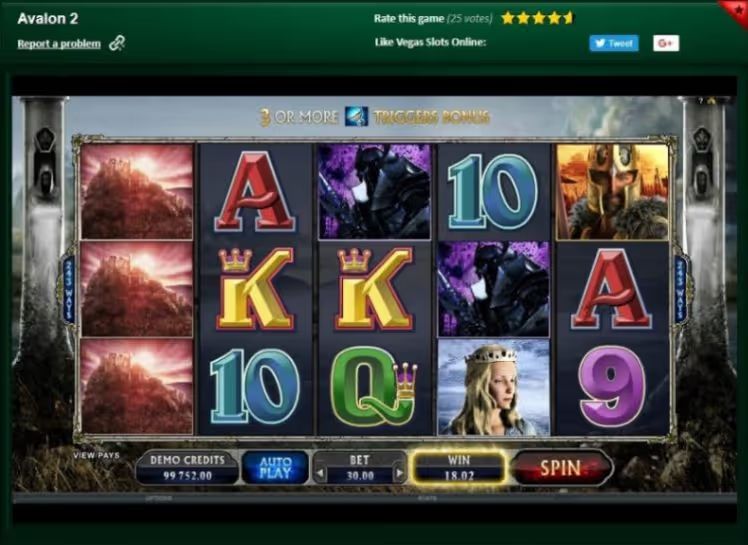 Avalon II Slot Game