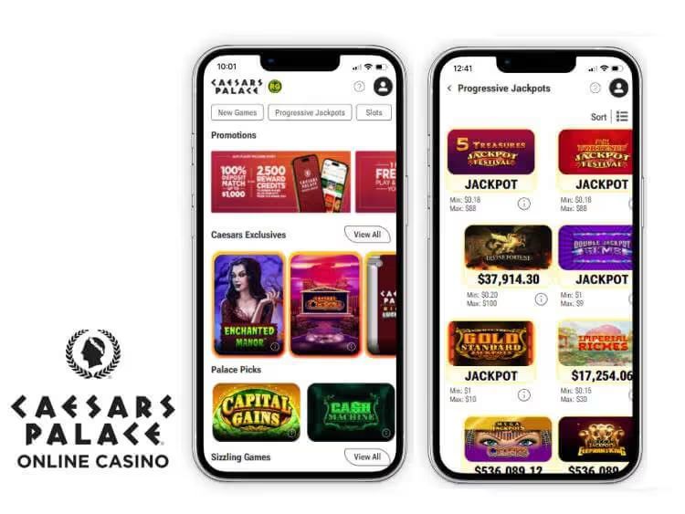caesars casino online screenshot