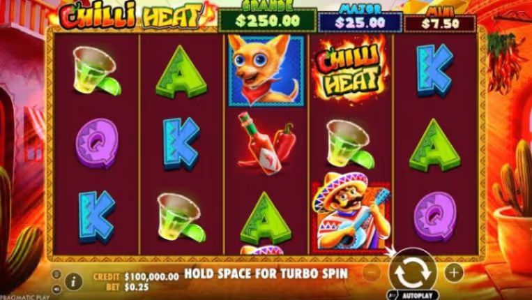 Chilli Heat Slot Background Screenshot