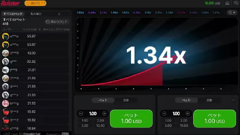 クラッシュゲーム　オンカジ