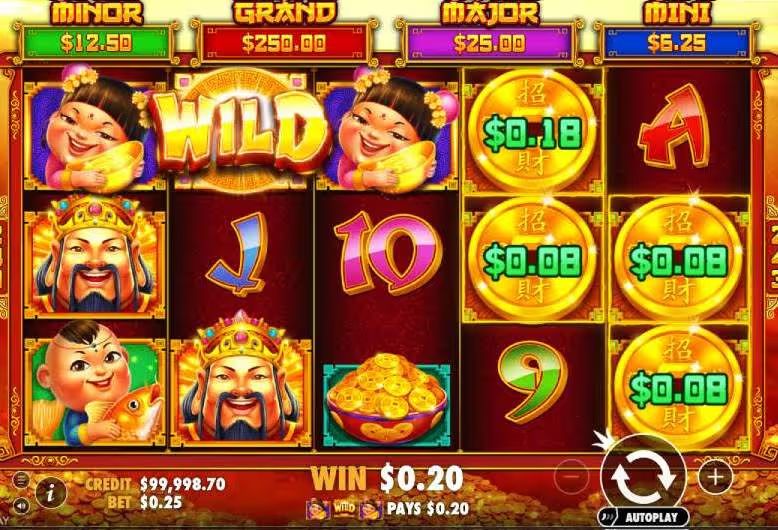 Caishan's Cash Wild Symbol SS