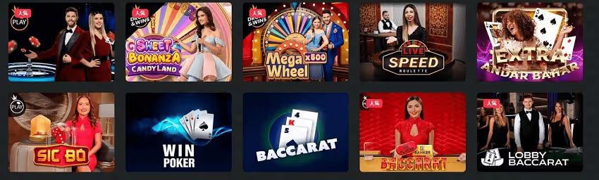 Betunlimのライブカジノ