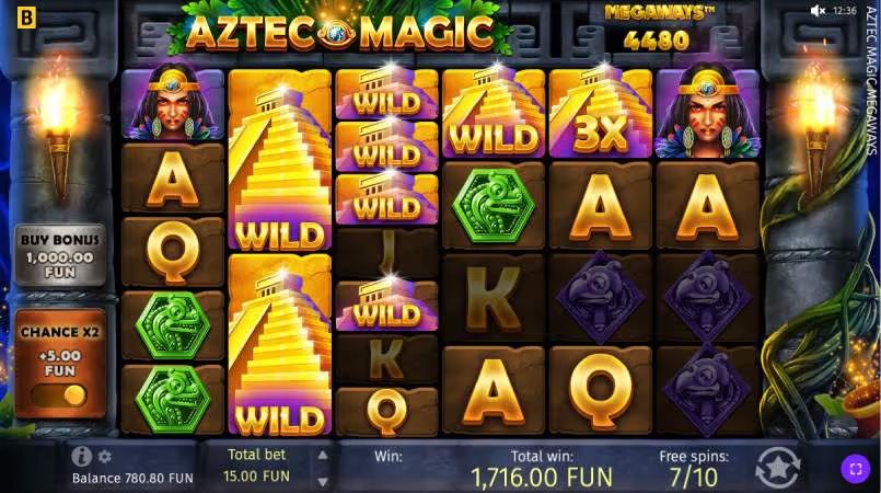 Aztec Magic Megaways™ Slot Expanding Sticky Wilds