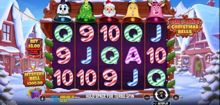 Ding Dong Christmas Bells Slot Background