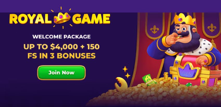 royal game casino welcome bonus