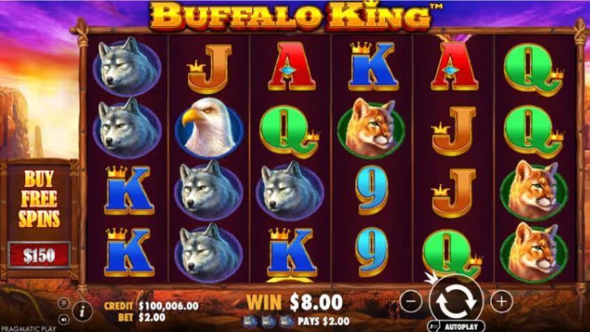 Buffalo King Slot Background