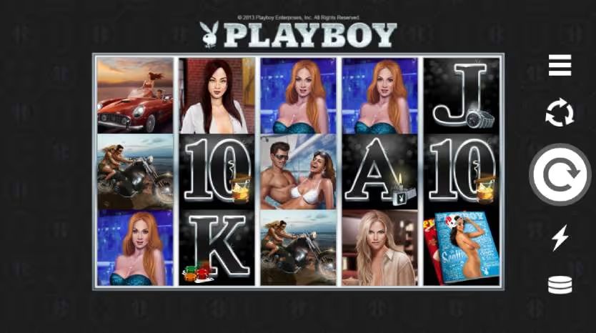 Playboy Slot Game Reels and Symbols