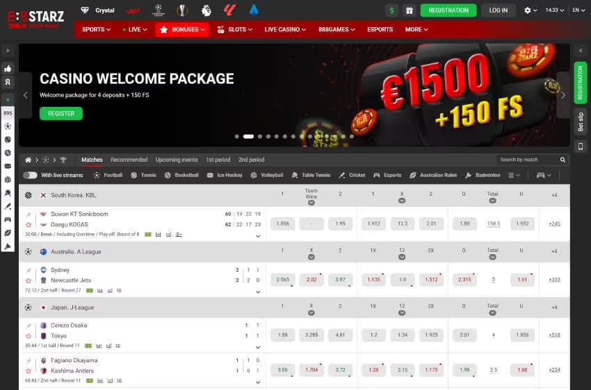 888starz casino welcome bonus