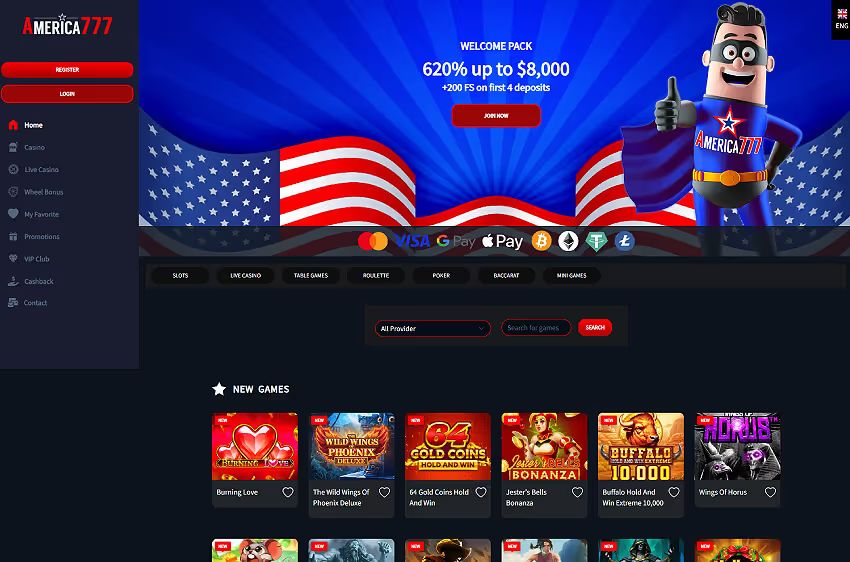 america777 casino welcome bonus