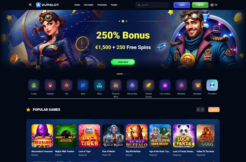 azureslot casino welcome bonus