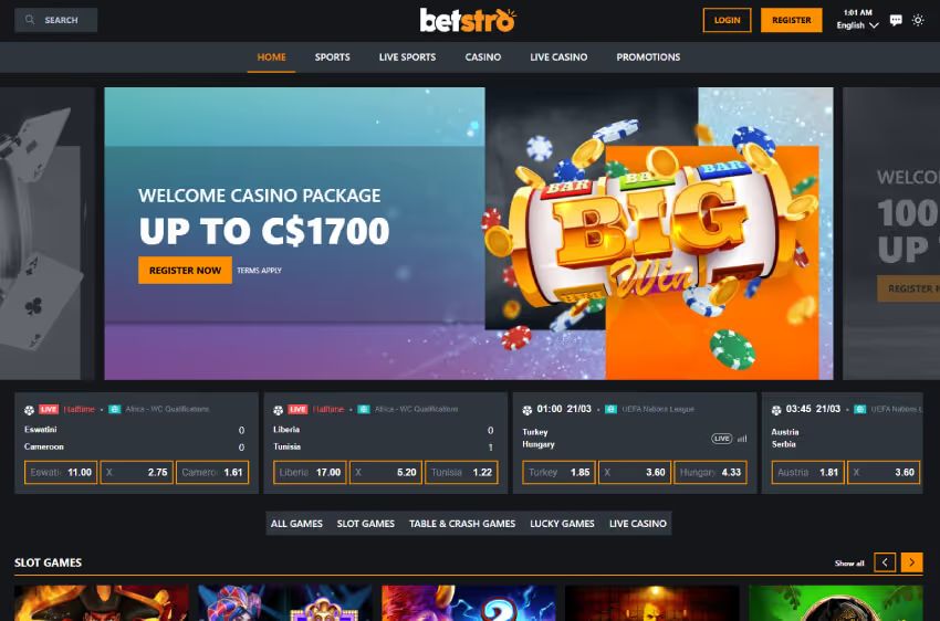 betstro casino welcome bonus