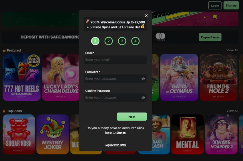 betblast casino new player login