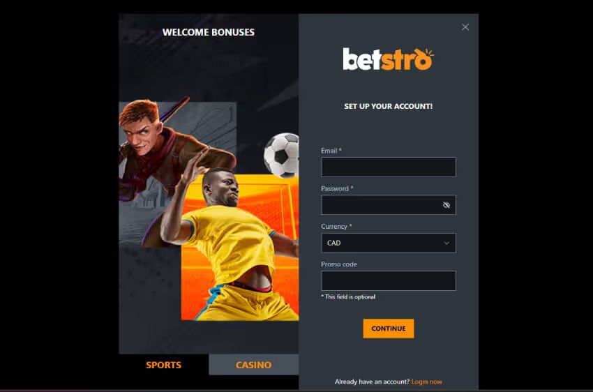 betstro casino new player login