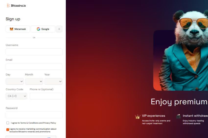 bitcasino.io new player login