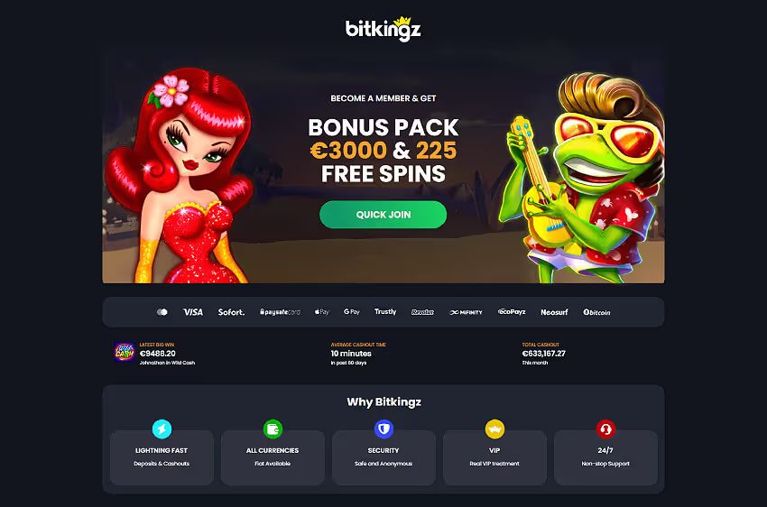 bitkingz casino welcome bonus