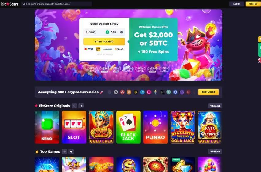 bitstarz casino welcome bonus