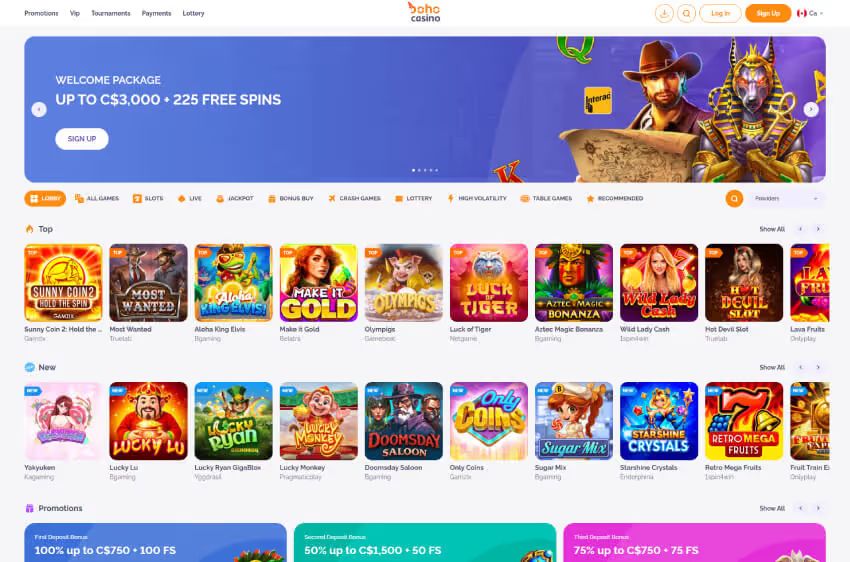 boho casino welcome bonus